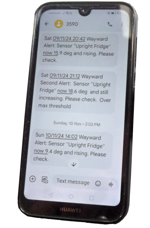 Wayward Alert on Mobile 